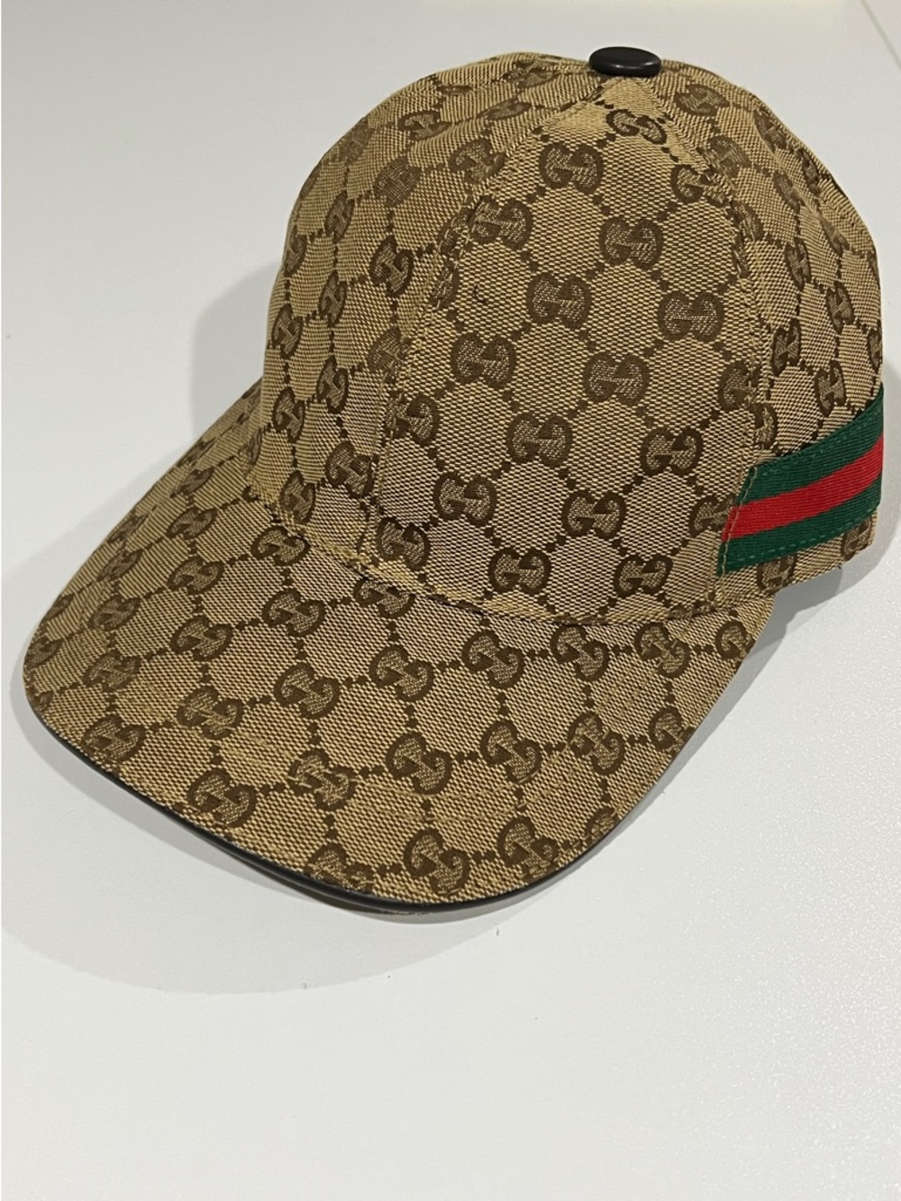 Gucci Hat Iconic Brown GG Pattern Designer Cap